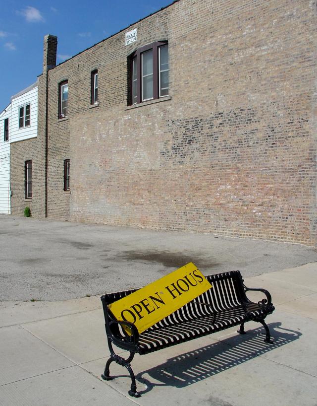 sign open house American Bank